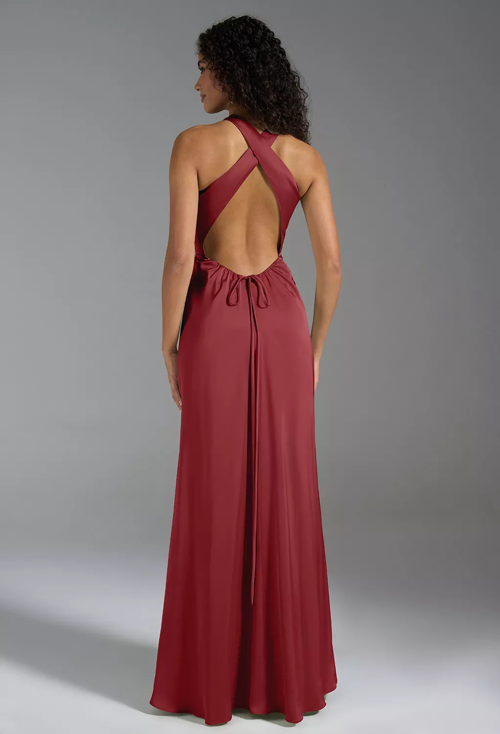 AW Xanthe Burgundy  Fall Wedding Guest Dresses